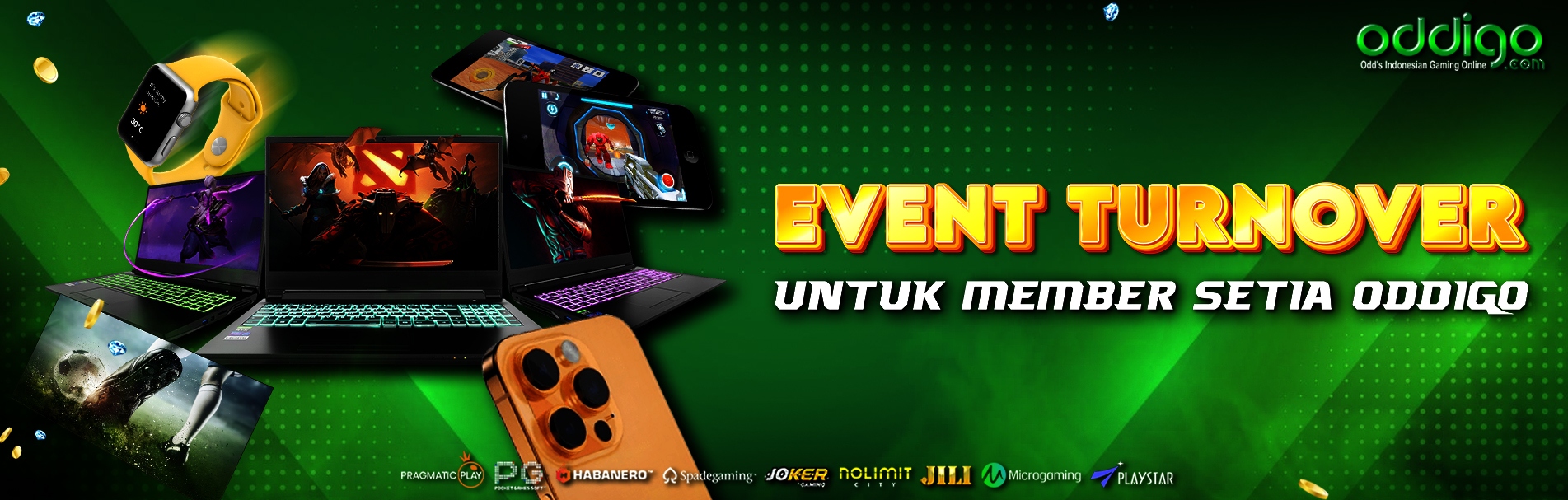 EVENT TURNOVER ODDIGO BERHADIAH GADGET LANGSUNG CAIR