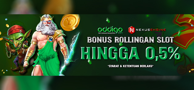 Bonus Rollingan Slot Hingga 0,5%