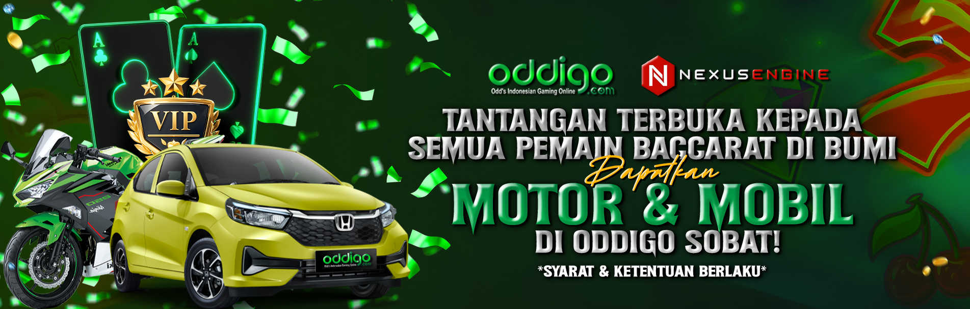 EVENT TANTANGAN BACCARAT ODDIGO