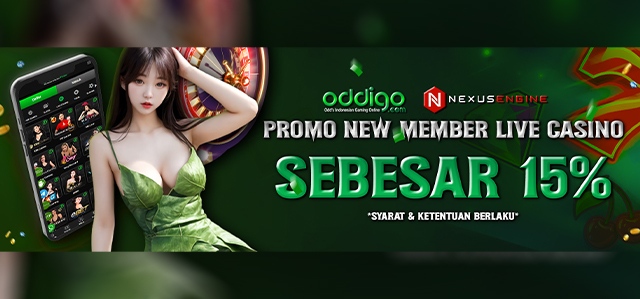 Bonus New Member Live Casino 20%