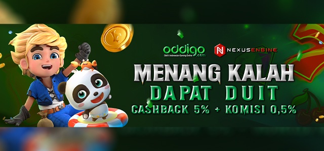Bonus Rollingan 0.5% Dan Cashback 5%