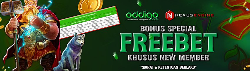 BONUS SPECIAL FREEBET NEW MEMBER