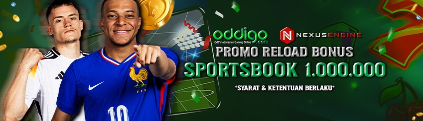 PROMO RELOAD BONUS SPORTSBOOK IDR 1.000.000