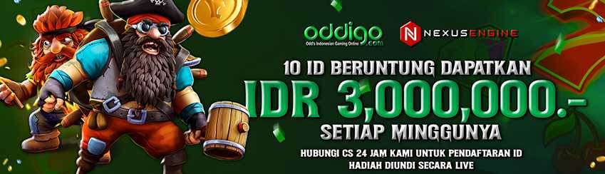 10 ID Beruntung di ODDIGO Dapat Masing-Masing 3 Juta Setiap Minggunya 